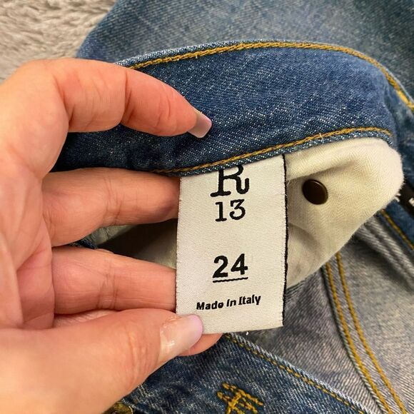 R 13 relaxed skinny jeans, size 24 - Picture 8 of 10